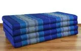 Klappmatratze, G�stematratze, Faltmatratze  *blau*  extrabreit