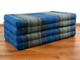 Klappmatratze, G�stematratze, Faltmatratze *hellblau* 80cm breit