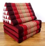 Thaikissen, XXL Dreieck *rubinrot*