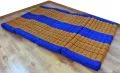Klappmatratze, G�stematratze, Faltmatratze  *blau - gelb*  extrabreit