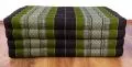 Klappmatratze, Gstematratze, Faltmatratze *braun - grn* 80cm breit