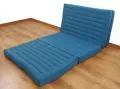Kapok Klappmatratze, Faltmatratze, hellblau, einfarbig