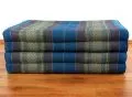Klappmatratze, Gstematratze, Faltmatratze *hellblau* 80cm breit