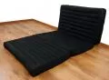 Kapok Klappmatratze, Faltmatratze, schwarz, einfarbig
