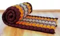 Kapok Rollmatte, Liegematte  *orange*  Gr. S