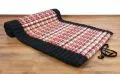 Kapok Rollmatte, Liegematte  *schwarz - rot kariert*  Gr. L