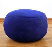Einfarbiges Zafukissen, Sitzkissen  *blau*  klein