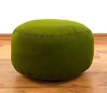 Einfarbiges Zafukissen, Sitzkissen  *gr�n*  klein