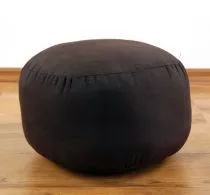 Einfarbiges Zafukissen, Sitzkissen  *braun*  klein
