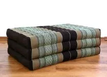 Kinder Kapokmatratze, Faltmatratze braun