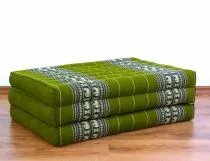 Kinder Kapokmatratze, Faltmatratze grn-Elefanten