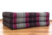 Kinder Kapokmatratze, Faltmatratze  weinrot