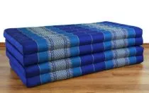 Klappmatratze, Gstematratze, Faltmatratze  *blau*  extrabreit