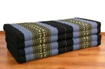 Klappmatratze, Gstematratze, Faltmatratze  *blau - Elefanten*  extrabreit