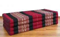 Klappmatratze, Gstematratze, Faltmatratze  *rot - Elefanten*  140cm breit