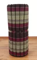 Kapok Rollmatte, Liegematte  *weinrot*  Gr. M