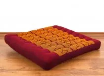 Sitzkissen, Bodenkissen *rot - gelb*
