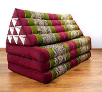 Jumbo Thaikissen, extrabreit  *rot / grn*