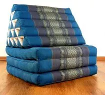 Thaikissen, XXL Dreieck   *hellblau*