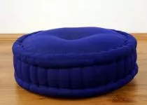 Einfarbiges Zafukissen, Sitzkissen  *blau*