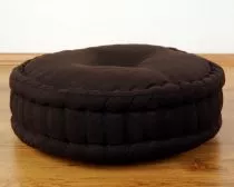 Einfarbiges Zafukissen, Sitzkissen  *braun*