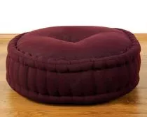 Einfarbiges Zafukissen, Sitzkissen  *rot*