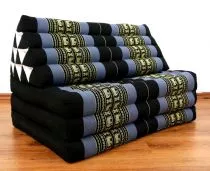 Jumbo Thaikissen, extrabreit   *blau / Elefanten*