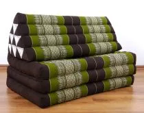 Jumbo Thaikissen, extrabreit  *braun / grn*