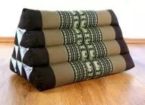 Kapok Dreieckskissen, Rckenlehne  *braun/Elefanten*