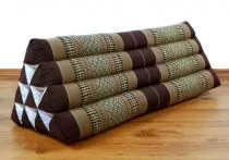 Kapok Dreieckskissen, Rckenlehne  *braun*   extrabreit