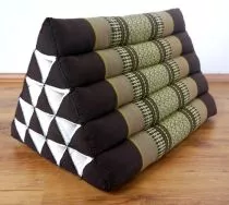 Kapok Dreieckskissen, Rckenlehne  *braun*  extrahoch