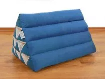 Kapok Dreieckskissen, R�ckenlehne  *einfarbig hellblau*