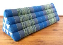 Kapok Dreieckskissen, Rckenlehne  *hellblau*   extrabreit