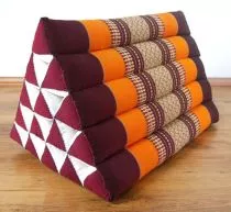 Kapok Dreieckskissen, Rckenlehne  *orange*  extrahoch