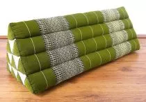 Kapok Dreieckskissen, Rckenlehne  *grn*  extrabreit