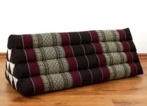 Kapok Dreieckskissen, Rckenlehne  *weinrot*   extrabreit