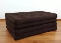 Kapok Klappmatratze, Faltmatratze, braun, einfarbig