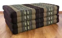 Klappmatratze, Gstematratze, Faltmatratze *braun - Elefanten* 80cm breit