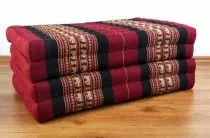 Klappmatratze, Gstematratze, Faltmatratze *rot - Elefanten* 80cm breit