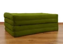 Kapok Klappmatratze, Faltmatratze, grn, einfarbig