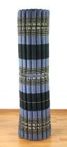 Kapok Rollmatte, Liegematte *blau - Elefanten* Gr. XL