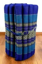 Kapok Rollmatte, Liegematte  *blau*  Gr. S