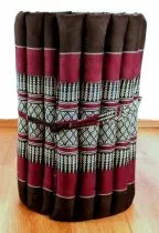 Kapok Rollmatte, Liegematte  *weinrot*  Gr. S