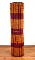Kapok Rollmatte, Liegematte *rot - gelb* Gr. XL