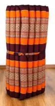 Kapok Rollmatte, Liegematte  *orange*  Gr. M