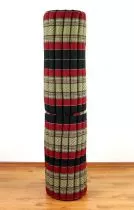 Kapok Rollmatte, Liegematte *schwarz - rot* Gr. XL