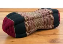 Nackenkissen, Papayakissen  *rot - schwarz*