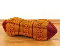 Nackenkissen, Papayakissen  *rot - gelb*