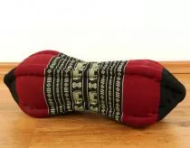 Nackenkissen, Papayakissen  *schwarz - Elefanten*