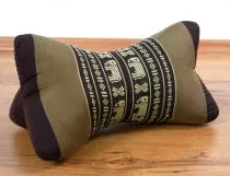 Nackenkissen, Sternkissen  *braun - Elefanten*